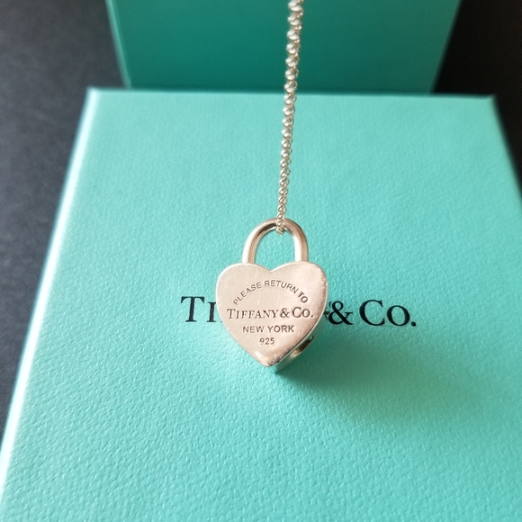 Tiffany & Co. Jewelry Tiffany Co Heart Padlock Open Necklace Poshmark